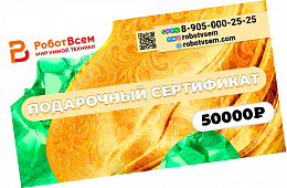 Подарочный сертификат РоботВсем на 50000₽ 