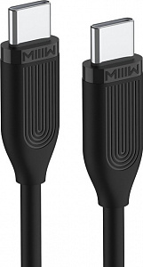 Кабель Type-C Type-C MIIIW Quick Easy Cable CC120 см - черный 