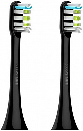 Сменные насадки для зубной щётки Soocas Soft X3 / X3U / X5 / V1 / V2 / X1 / D2 / D3 (уп. 2шт.) - черный 