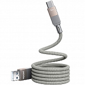 Кабель USB Type-C WEKOME WDC-45 1м 66W магнитный провод - grey 