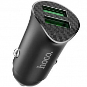 Автомобильное зарядное устройство HOCO Z39 Farsighted 2xUSB 3А 18W QC3.0 - черный 