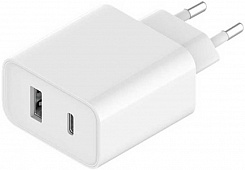 Зарядное устройство 33W Wall Charger (Type-A+Type-C) (AD332EU) без кабеля - белый 