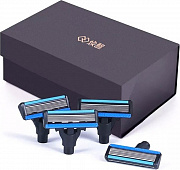 Сменные лезвия для бритвы Huanxing Lemon Razor с увлажнителем (H600) 6+1 4шт. 