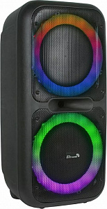 Беспроводная колонка ELTRONIC 20-14 DANCE BOX 300 80W с TWS динамик 2шт/10" 2 Mic. - черный 