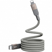 Кабель Type-C iPh WEKOME WDC-47 1м PD 35W - grey 