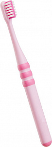 Детская зубная щетка Dr. Bei Toothbrush 1шт. - розовый 